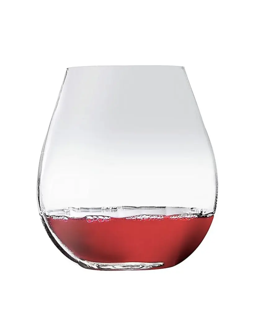 [51091BU] Versailles Burgundy Stemless Red Wine Glass 600ml