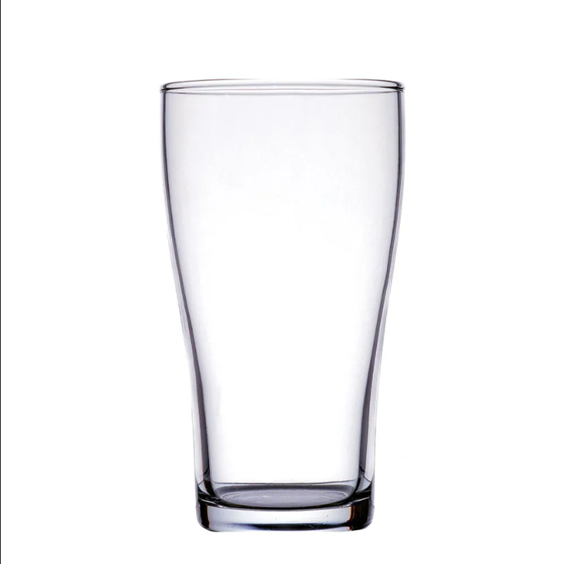 Arcoroc Conical Beer Glass 285ml - Tempered/Certified/Nucleated